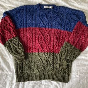 VTG Claiborne Chunky Sweater
